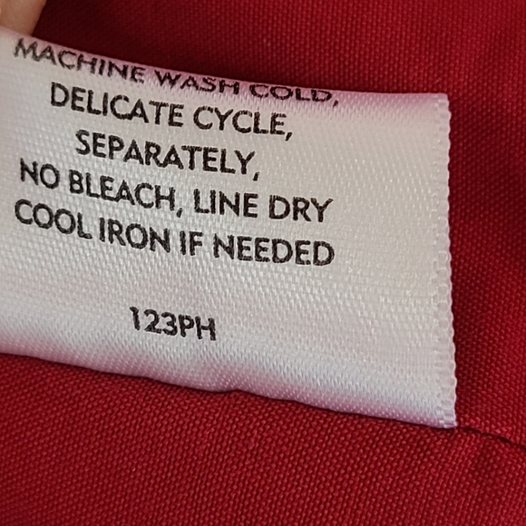 Eileen Fisher Button Front Red Lightweight Coat Size M - Picture 9 of 9